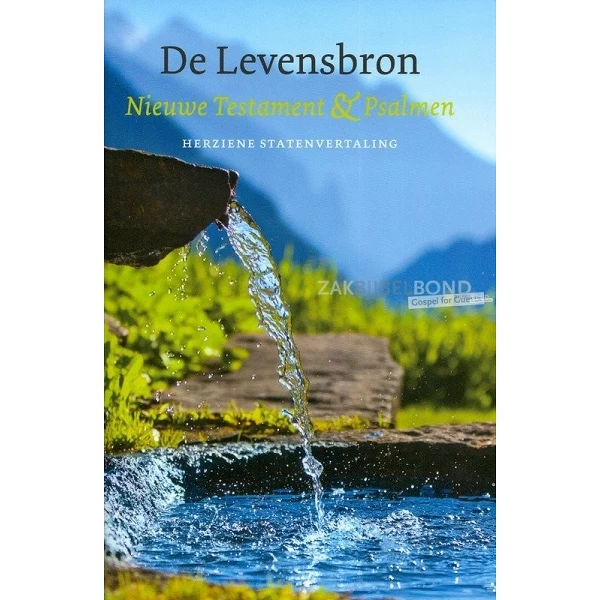 Nederlands Nieuw Testament in de Herziene Statenvertaling (HSV) - LEVENSBRON - Medium formaat paperback incl. bijbelboek Psalmen